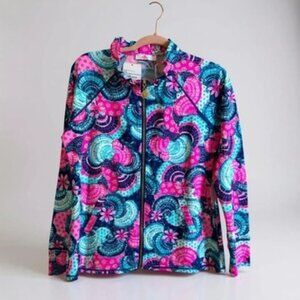 Marcia Full Zip Jacket in Navy Shells
